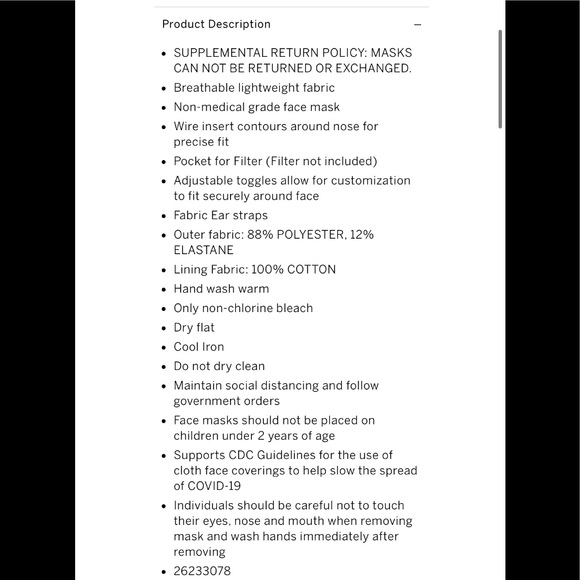 💕VS PINK RAINBOW LOGO REUSABLE MASK - Picture 9 of 14